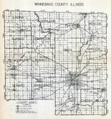Winnebago County Map, Winnebago County 1930c